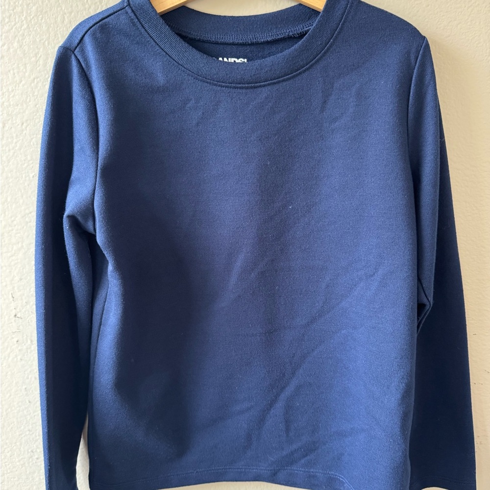 Lands' End Kids Long Sleeve Tee in Navy